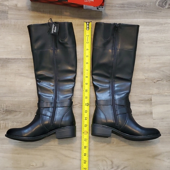 Arizona Womans Denver Riding Boots 5.5M black - Picture 6 of 8